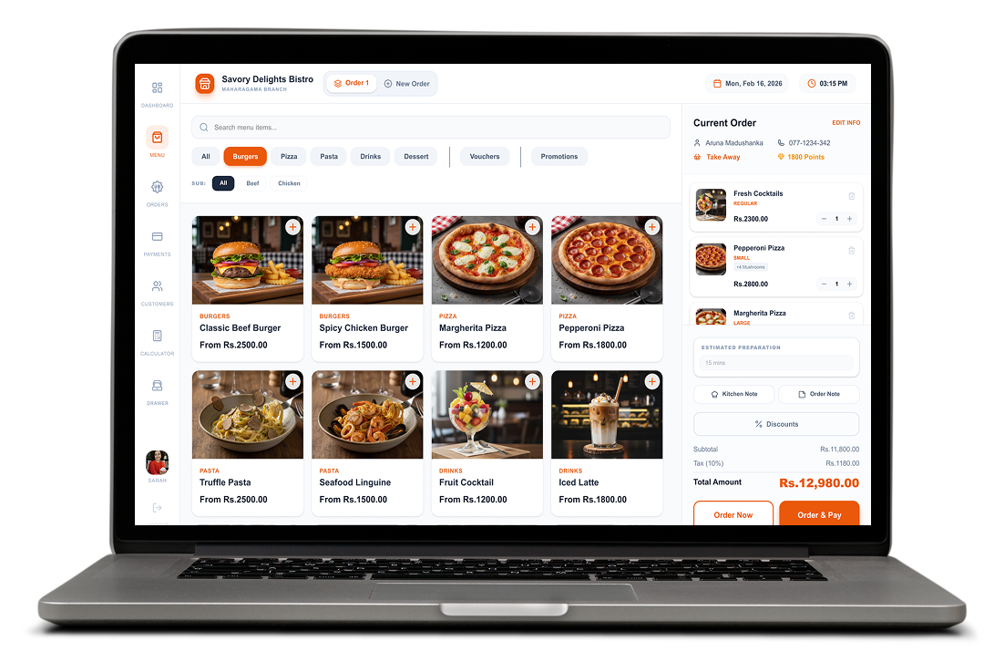 AI – Powered Point of Sale System (POS)